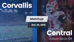Matchup: Corvallis High vs. Central  2019