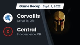 Recap: Corvallis  vs. Central  2022