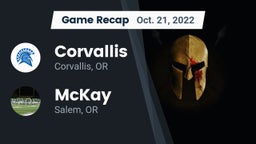 Recap: Corvallis  vs. McKay  2022