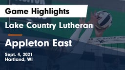 Lake Country Lutheran  vs Appleton East  Game Highlights - Sept. 4, 2021