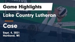 Lake Country Lutheran  vs Case  Game Highlights - Sept. 4, 2021