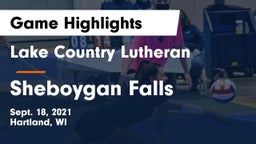 Lake Country Lutheran  vs Sheboygan Falls  Game Highlights - Sept. 18, 2021