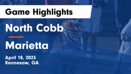 North Cobb  vs Marietta  Game Highlights - April 18, 2023