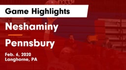 Neshaminy  vs Pennsbury  Game Highlights - Feb. 6, 2020
