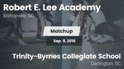Matchup: Robert E. Lee vs. Trinity-Byrnes Collegiate School 2016