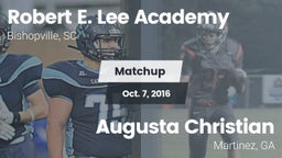 Matchup: Robert E. Lee vs. Augusta Christian  2016