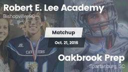 Matchup: Robert E. Lee vs. Oakbrook Prep  2016