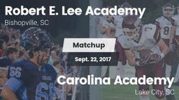 Matchup: Robert E. Lee vs. Carolina Academy  2017