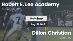 Matchup: Robert E. Lee vs. Dillon Christian  2018
