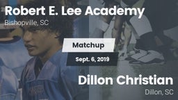 Matchup: Robert E. Lee vs. Dillon Christian  2019