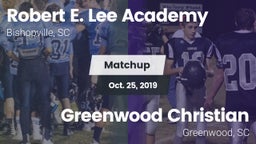 Matchup: Robert E. Lee vs. Greenwood Christian  2019