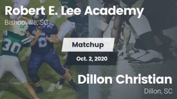 Matchup: Robert E. Lee vs. Dillon Christian  2020