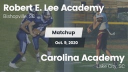 Matchup: Robert E. Lee vs. Carolina Academy  2020