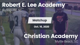 Matchup: Robert E. Lee vs. Christian Academy  2020