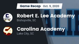 Recap: Robert E. Lee Academy vs. Carolina Academy  2020