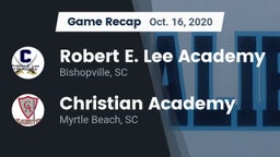 Recap: Robert E. Lee Academy vs. Christian Academy  2020