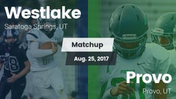 Matchup: Westlake  vs. Provo  2017