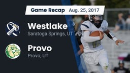 Recap: Westlake  vs. Provo  2017