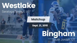 Matchup: Westlake  vs. Bingham  2018