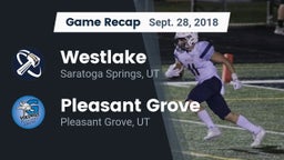 Recap: Westlake  vs. Pleasant Grove  2018