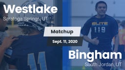 Matchup: Westlake  vs. Bingham  2020