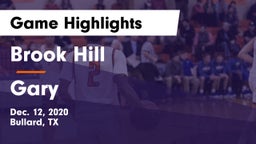 Brook Hill   vs Gary  Game Highlights - Dec. 12, 2020