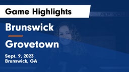 Brunswick  vs Grovetown  Game Highlights - Sept. 9, 2023