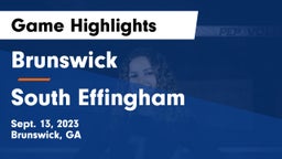 Brunswick  vs South Effingham  Game Highlights - Sept. 13, 2023