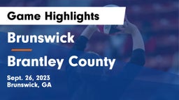 Brunswick  vs Brantley County Game Highlights - Sept. 26, 2023