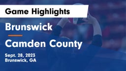 Brunswick  vs Camden County  Game Highlights - Sept. 28, 2023