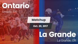 Matchup: Ontario  vs. La Grande  2017