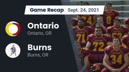 Recap: Ontario  vs. Burns  2021