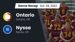 Recap: Ontario  vs. Nyssa  2022