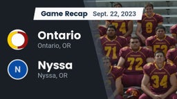 Recap: Ontario  vs. Nyssa  2023