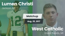 Matchup: Lumen Christi High vs. West Catholic  2017