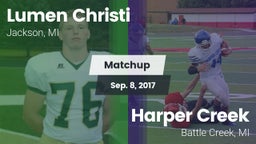 Matchup: Lumen Christi High vs. Harper Creek  2017