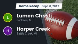 Recap: Lumen Christi  vs. Harper Creek  2017