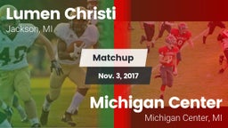 Matchup: Lumen Christi High vs. Michigan Center  2017