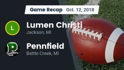 Recap: Lumen Christi  vs. Pennfield  2018