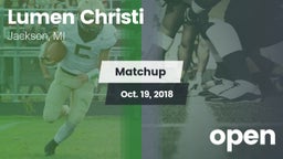 Matchup: Lumen Christi High vs. open 2018