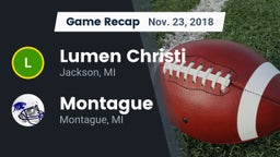 Recap: Lumen Christi  vs. Montague  2018