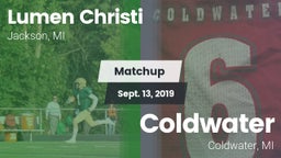 Matchup: Lumen Christi High vs. Coldwater  2019