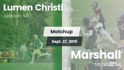 Matchup: Lumen Christi High vs. Marshall  2019