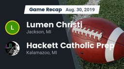 Recap: Lumen Christi  vs. Hackett Catholic Prep 2019