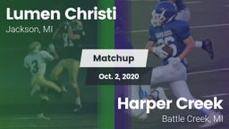 Matchup: Lumen Christi High vs. Harper Creek  2020