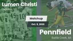 Matchup: Lumen Christi High vs. Pennfield  2020