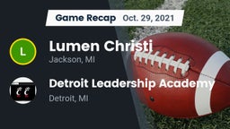 Recap: Lumen Christi  vs. Detroit Leadership Academy 2021