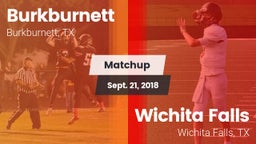 Matchup: Burkburnett High vs. Wichita Falls  2018