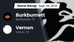 Recap: Burkburnett  vs. Vernon  2018
