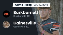 Recap: Burkburnett  vs. Gainesville  2018